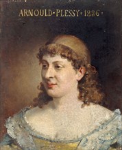 Portrait de Jeanne-Sylvanie Arnould-Plessy (1819-1897), sociétaire de la Comédie-..., c1836-1897. Creator: Edouard Toudouze.