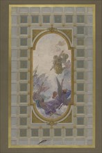 Esquisse pour les salons d'entrée de l'Hôtel de Ville de Paris : Glorification de la Ville..., 1892. Creator: Jules-Jean Ferry.