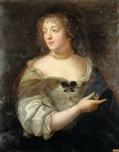Portrait de Marie de Rabutin-Chantal, marquise de Sévigné (1626-1696), d'après le portrait..., 1898. Creator: Basile Lemeunier.
