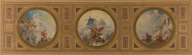Esquisse pour la mairie du 6ème arrondissement de Paris. Liberté. Egalité. Fraternité, 1887. Creator: Leon Pierre Urbain Bourgeois.