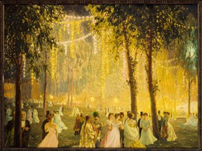Night fete given at the Elysée by President Loubet in honour of Alphonse XIII, in 1905, 8th..., 1905 Creator: William Samuel Horton.