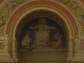 Esquisse pour l'église Saint-François-Xavier : "Le Christ lumière des nations", c.1871 - 1875. Creator: Alexandre-Dominique Denuelle.