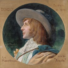 Portrait de Emile Dehelly (1871-1969), sociétaire de la Comédie-Française, dans le rôle..., 1909. Creator: Louis Edouard Paul Fournier.