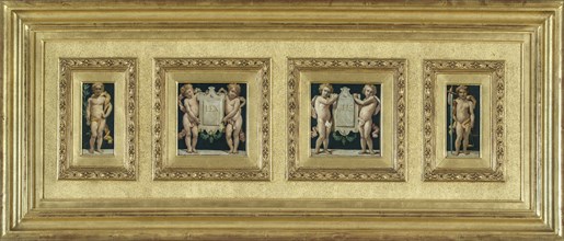 Esquisse pour le plafond de la salle d'audience de la Cour des Assises du Palais de..., c.1866-1873. Creator: Leon Joseph Florentin Bonnat.