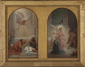 Sketch for the chapel of Sainte-Suzanne in the church of Saint-Roch in Paris, c.1857. Creator: Sébastien Louis Guillaume Norblin de la Gourdaine.