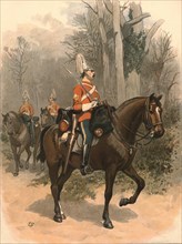 ''Types of the British Army and Navy; The 6th (Inniskilling) Dragoons', 1890. Creator: Charles Green.