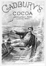 ''Cadbury's Cocoa, Absolutely Pure Therefore Best', 1890. Creator: Unknown.