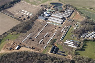 Piggery and anaerobic digestion plant, West Sussex, 2018.