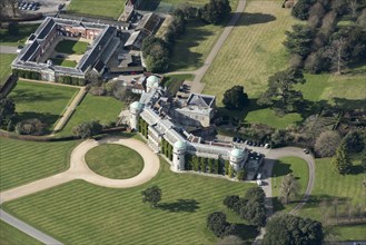 Goodwood House and stables, West Sussex, 2018.
