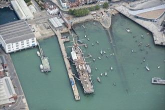 HMS Warrior at Portsmouth Dockyard, City of Portsmouth, 2018.