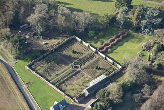 Walled garden to Bromesberrow Place, Gloucestershire, 2019.