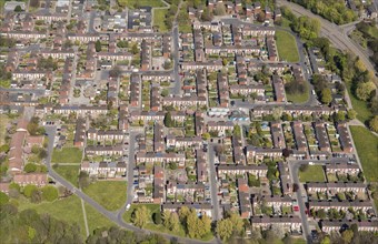 Housing estate, Digmoor, Skelmersdale, Lancashire, 2021.