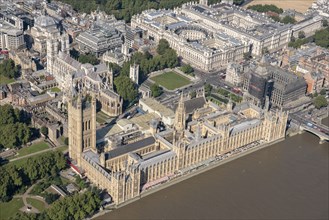 The Houses of Parliament and Westminster Abbey, Westminster, Greater London Authority, 2021.
