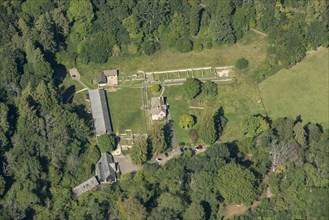 Chedworth Roman Villa, Chedworth, Gloucestershire, 2021.