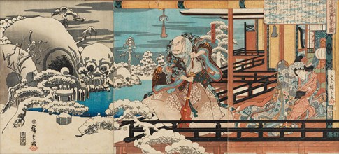 Taira no Kiyomori Haunted by Spectres, 1843-1845.