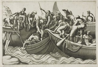 Fishermen Catching a Sea Monster, 1560/70.