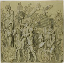 Triumphs of Julius Caesar: Canvas No. II, 18th century. Creator: Unknown.