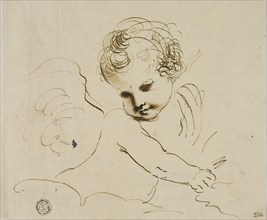 Putto in the Clouds, n.d.