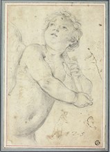 Putto Holding Staff, n.d.