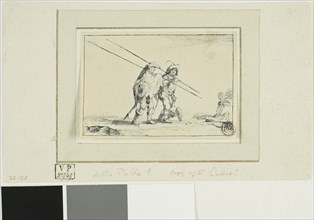 Two Soldiers with Staffs, n.d.