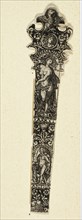 Ornamental Design for Knife Handle with Earth, from The Four Elements, c. 1590.