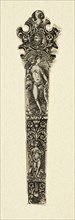 Ornamental Design for Knife Handle with Water, from The Four Elements, c. 1590.