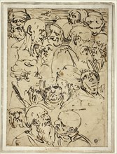 Sketches of Heads, c. 1565.