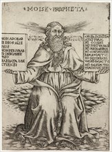 The Prophet Moses, c. 1470. Attributed to Baccio Baldini.