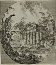 Temple of Augustus, n.d. Attributed to Jean-Baptiste Le Prince.