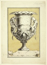 Monumental Urn with Anthropomorphic Figures, n.d. Attributed to or after Jacques François Joseph Saly.