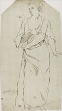 Standing Woman, n.d. Attributed to or in the style of Giuseppe Zocchi.