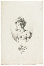 Portrait of the Duchesse de Berry, 1815/16. Possibly Marie-Caroline of Bourbon-Two Sicilies, Duchess of Berry.