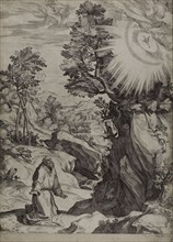 Saint Francis Penitent in a Large Landscape, 1575.