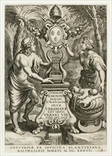 Title page from Silvae Urbanianae, 1637. Creator: Cornelis Galle I.