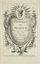 Title Page, from Figures de modes, c. 1710.