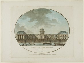 View of Mazarin College, n.d. Creator: Jean Francois Janinet.