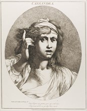 Cassandra, from Twelve Characters from Shakespeare, originally published March 15, 1776, pub. 1809. Creator: John Hamilton Mortimer.