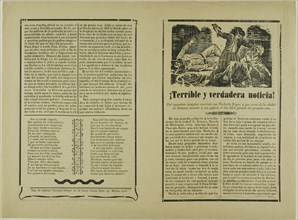 ¡Terrible y verdadera noticia! (Terrible and Real News!), 1910.