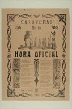 Calavera de la hora oficial (Calavera of the Official Time), n.d.