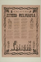 Calavera: Historica-Religiosa (Calavera: Historic-Religious), n.d.