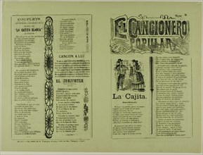El cancionero popular, num. 8 (The Popular Songbook, No. 8), n.d.