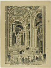 Interior of the Collegiate Church of Guadalupe, 1898.