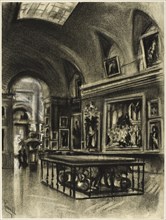 The Grand Gallery of the Prado, c. 1903.