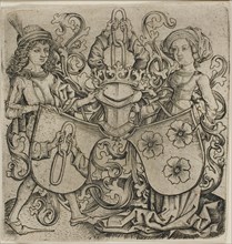 Coat of Arms of Rohrbach and Eilge von Holzhausen, after 1470.