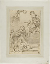 Madonna and Child Appearing to Male Saint, n.d. Possibly after Ciro Ferri.