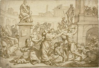 Massacre of the Innocents, n.d. Studio of Domenico Piola.