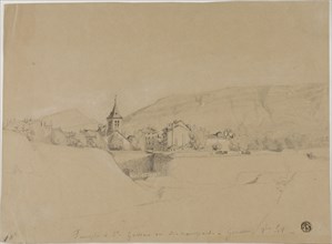The Church of Saint-Gervais Seen From the Ramparts at Geneva, n.d.