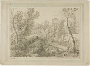Italianate Landscape with Buildings, Aqueduct, c. 1774.