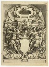 Fantastic Architecture, plate 36 (later 44, and 125) from Architectura, c. 1596.