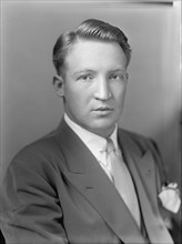 Carter Tate Barron - Portrait, 1934. US college football player and motion picture executive.